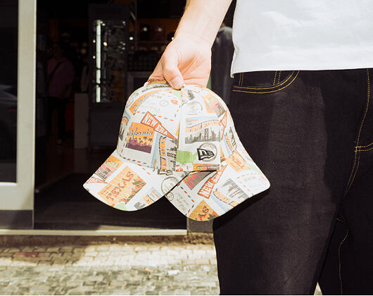 Kids Cap New Era - Branded Location Print 9FORTY - Stone
