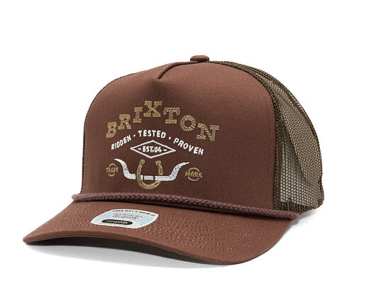Cap Brixton - Beekman C Np Mp Trucker Hat - Brown/Brown