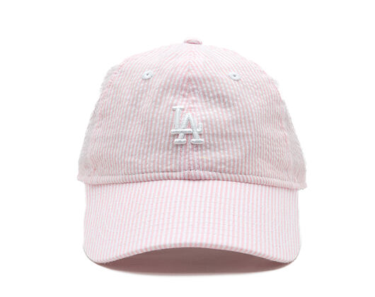 Kids Cap New Era - MLB Seersucker 9TWENTY - LA Dodgers - Pink Rouge
