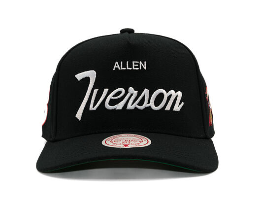 Cap Mitchell & Ness - Player Script Hwc - NBA - Philadelphia 76Ers - Allen Iverson - Black