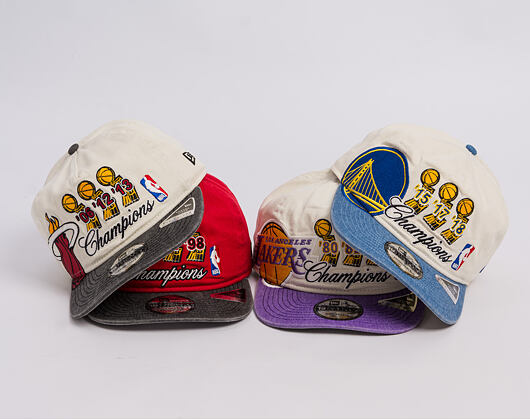 Cap New Era - NBA "Hardwood Classic Champions" 19TWENTY - Golden State Warriors - Chrome White / Tea