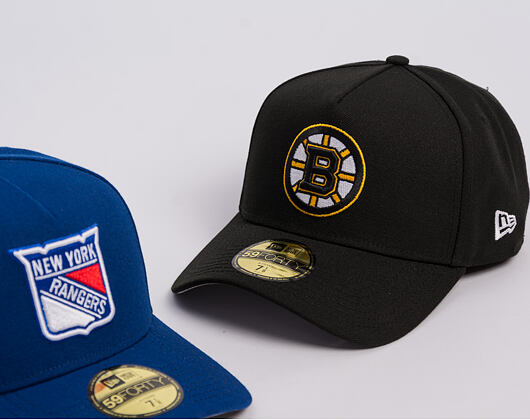 Cap New Era - NHL "Anniversary Patch" 59FORTY A-Frame - Boston Bruins - Team Color