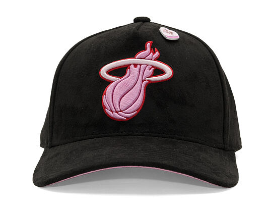 Cap Mitchell & Ness - All Heart - NBA - Miami Heat - Black