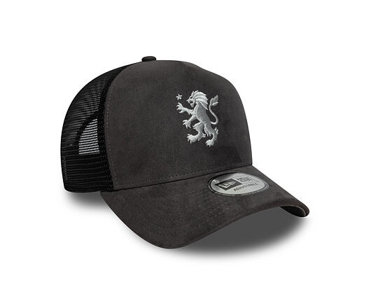 Cap New Era - Faux Suede 9FORTY A-Frame Trucker - ASTON VILLA FC - Graphite