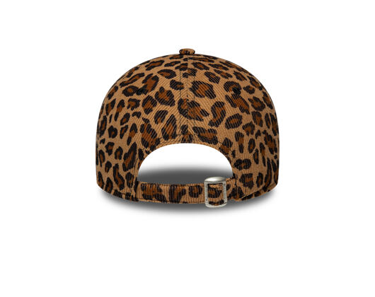 Womens Cap New Era - MLB Leopard Cord 9FORTY - NY Yankees - Stone / Black