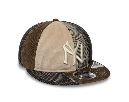 Cap New Era - MLB IMAGE DROP Patchwork 9FIFTY Retro Crown - NY Yankees - Brown