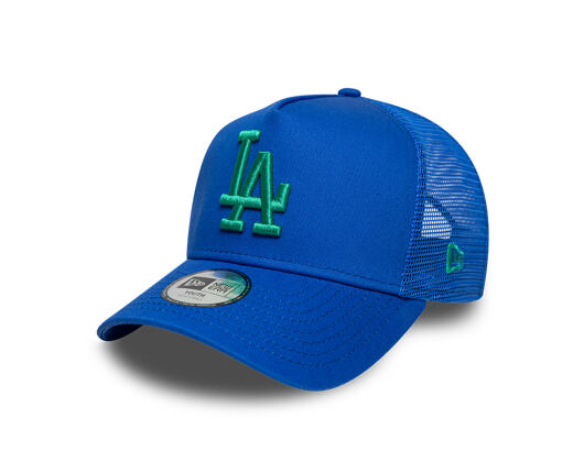 Kids Cap New Era - MLB Essential 9FORTY A-Frame Trucker - LA Dodgers - Blue / Green