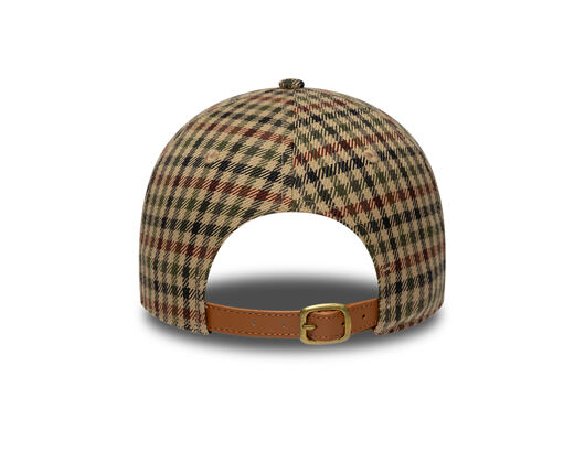 Cap New Era - MLB IMAGE DROP Water Repel Checker 9TWENTY - NY Yankees - Stone