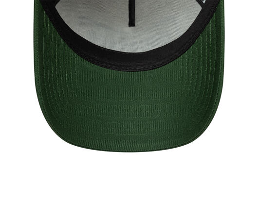 Cap New Era - Branded Licence Plate 9FORTY A-Frame Trucker - Cilantro Green / Stone