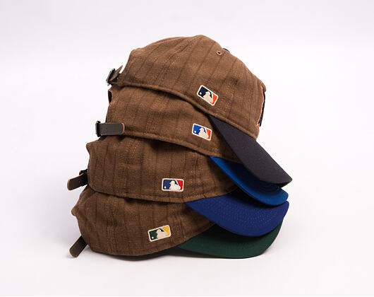 Cap New Era × Three Looms - Chestnut Pinstripe 9TWENTY A-Frame - NY Mets