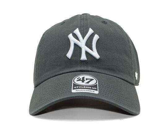 '47 Brand New York Yankees Clean Up Dark Grey Strapback Cap