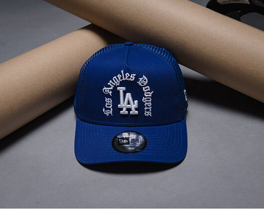 Cap New Era - MLB Wordmark 9FORTY A-Frame Trucker - LA Dodgers - Royal