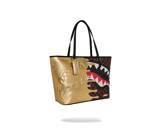Bag Sprayground - Sharks In Paris Gold Drip Tote