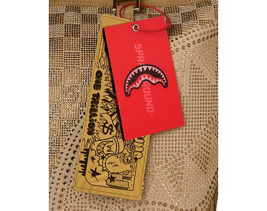 Bag Sprayground - 2 Tone Gold Trinity Tote