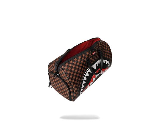 Bag Sprayground - Sharks In Paris Wtf Bubble Brown Check Duffle