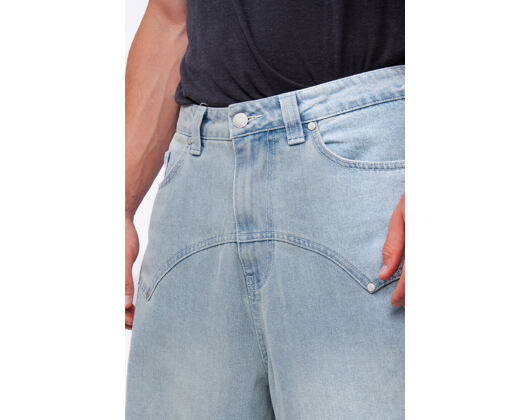 Jeans Karl Kani - Og K Washed Western Relaxed Baggy Jeans - Blue