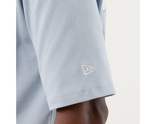 Tee New Era - Branded Block Party Graphic Oversized Tee - Sky Blue