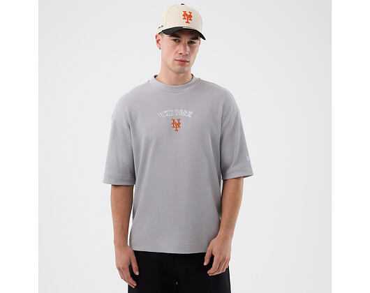 Tee New Era - MLB Waffle Box Tee - NY Mets - Grey