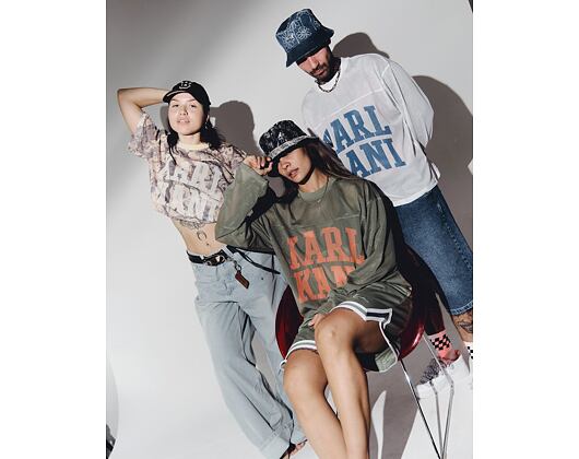 Bucket Hat Kangol - TRENDS PACK - Denim Mashup Bucket - Medium Blue Floral