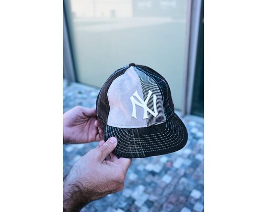 Cap New Era - MLB IMAGE DROP Patchwork 9FIFTY Retro Crown - NY Yankees - Brown