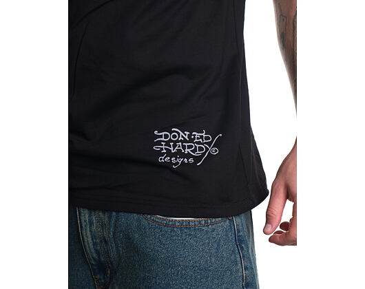 Tee Ed Hardy - Mens Double-Panther Tshirt - Black
