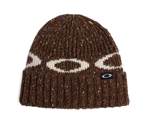 Beanie Oakley - W. Ellipse Ribbed Beanie - Dark Umber