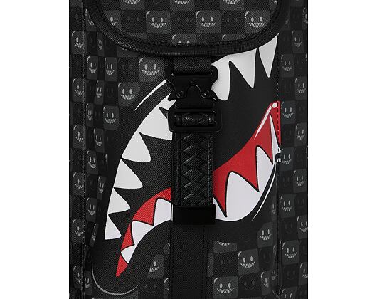 Other - Ručně Sprayground - Sharks In Paris Wtf Bubbly Black Check Monte Carlo