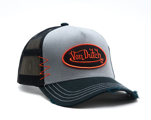 Cap Von Dutch - Trucker - Patch - Navy / Grey