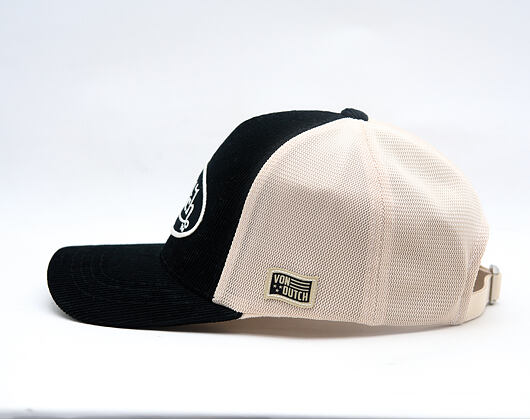 Cap Von Dutch - Corduroy Oval Patch Premium Baseball - Black / Cream