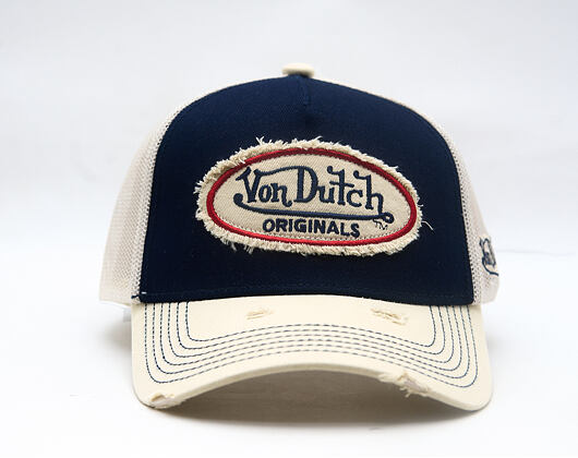 Cap Von Dutch - Baseball - Vintage Distressed - Black / Grey