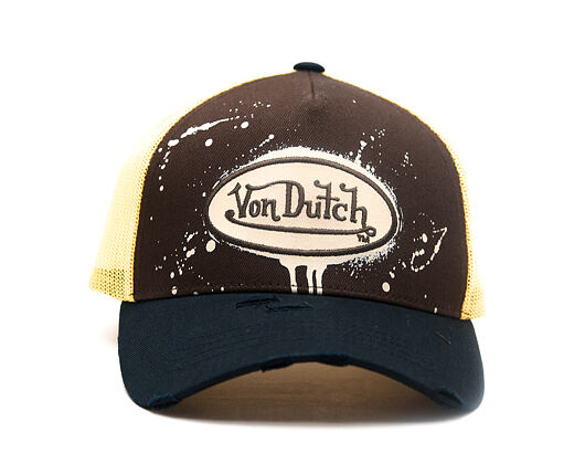 Cap Von Dutch - Baseball - Print & Embroidery - Yellow / Brown
