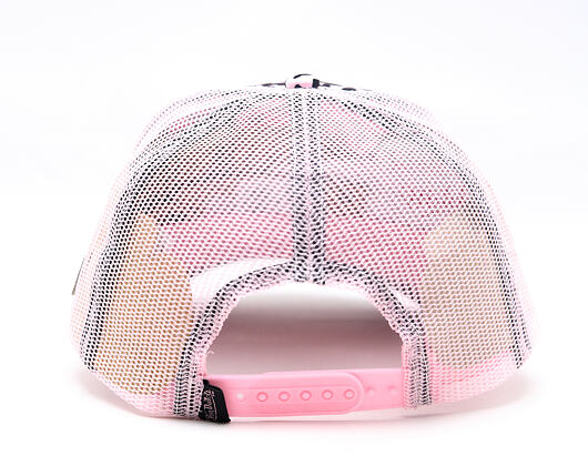 Womens Cap Von Dutch - Baseball - Velvet Print Embroidery - Pink / Camo