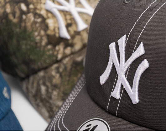 Cap '47 Brand - MLB Contrast Stitch CLEAN UP - NY Yankees - Steel