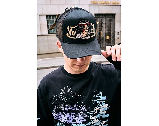 Cap Von Dutch - Trucker - Love Patch - Black