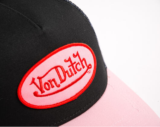 Womens Cap Von Dutch - Baseball - Galaxy Mesh Patch - Black / Pink