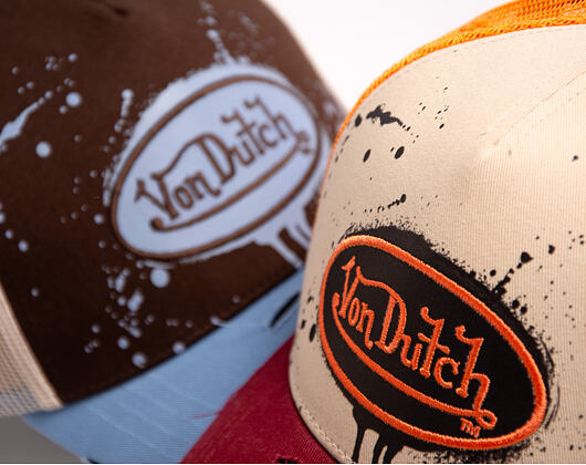 Cap Von Dutch - Baseball - Print & Embroidery - Red / Yellow
