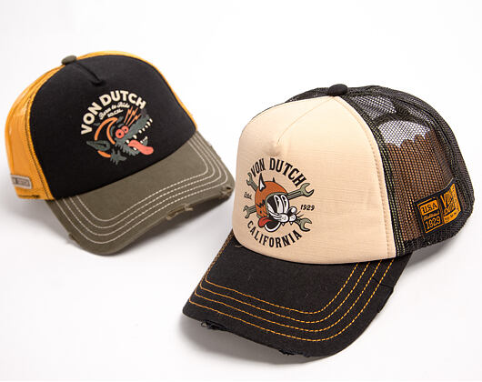 Cap Von Dutch - Trucker - Print - Black