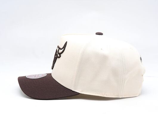 Cap Mitchell & Ness - NBA Brown And Cream Pro Snapback - Chicago Bulls - Cream