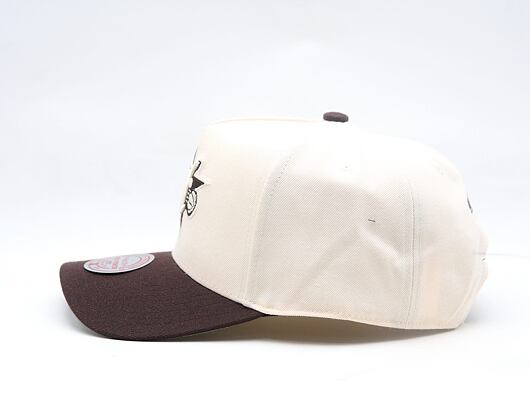 Cap Mitchell & Ness - NBA Brown And Cream Pro Snapback Hwc - Philadelphia 76ers - Cream