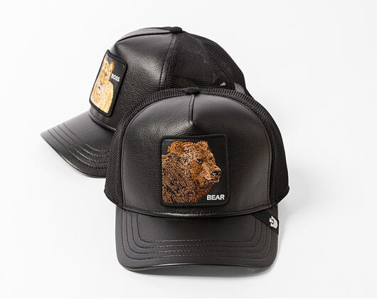 Cap Goorin - Faux Leather Bear - Black