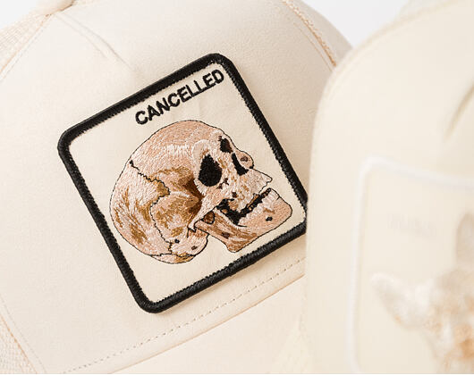 Cap Goorin - Suede Cancelled Skull Trucker - Wax