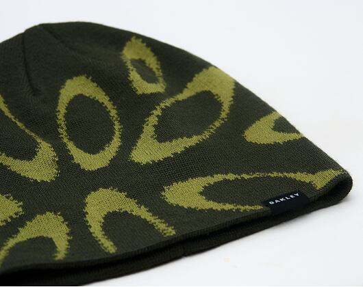 Beanie Oakley - Ellipse Graphic Beanie - Deep Olive/Cactus