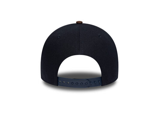 Cap New Era - MLB Suede Visor 9FORTY A-Frame - Detroit Tigers - Navy / Chestnut Brown