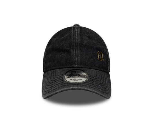 Cap New Era - MLB Washed Denim Pin 9TWENTY - NY Yankees - Black