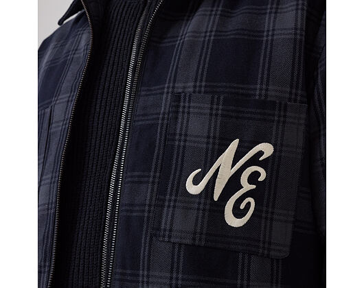 Jacket New Era - Branded Shacket - Navy