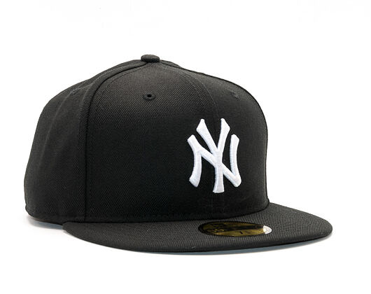 New Era 59FIFTY MLB Basic New York Yankees Fitted Black / White Log Cap