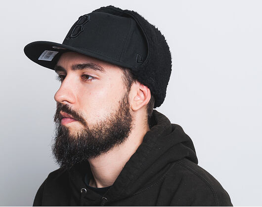 New Era Basic Dog Ear Boston Red Sox 59FIFTY Black/Black Dogear Cap