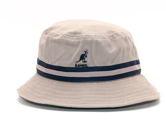 Kangol Stripe Lahinch Grey K4012SP-GR034 Bucket Hat