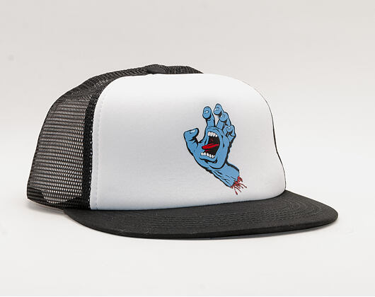 Santa Cruz Classic Hand Mesh Cap White/Black