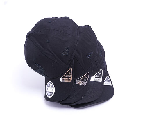 New Era 9FIFTY Stretch-Snap Tonal Black New York Yankees Snapback Black Cap